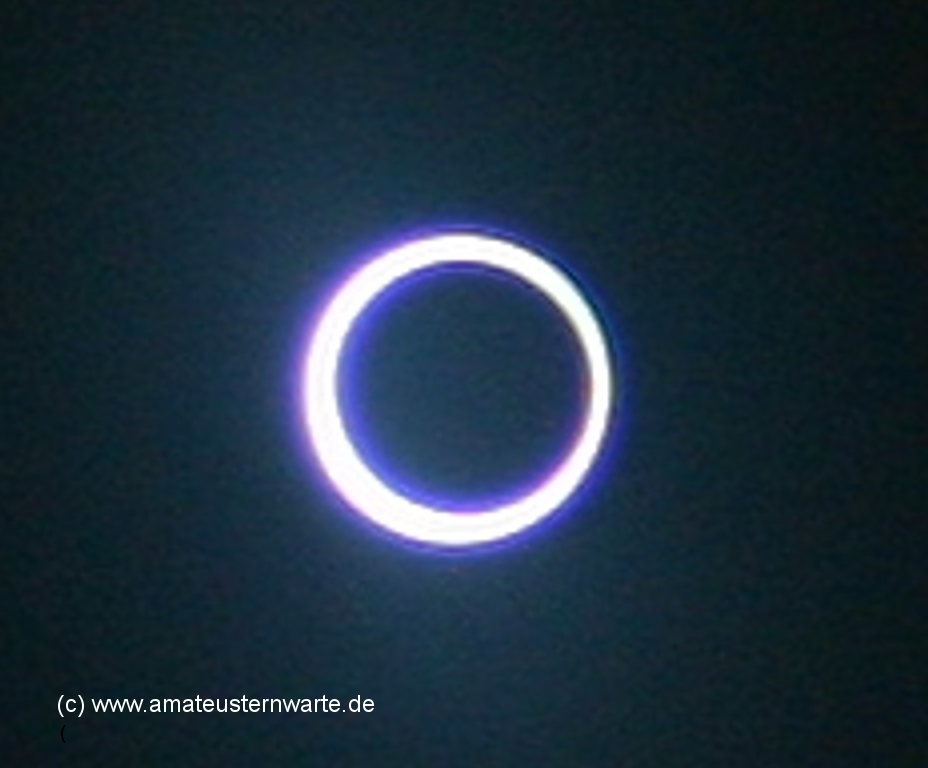 ringförmige Sonnenfinsternis vom 3. Oktober 2005 in Tunesien